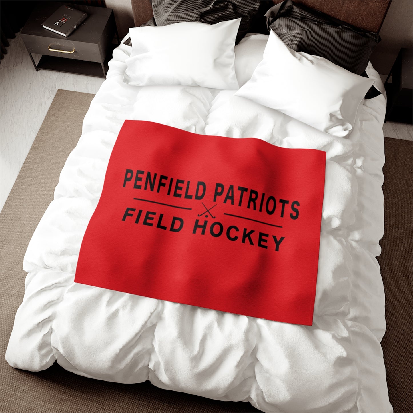 Field Hockey Sweatshirt Blanket