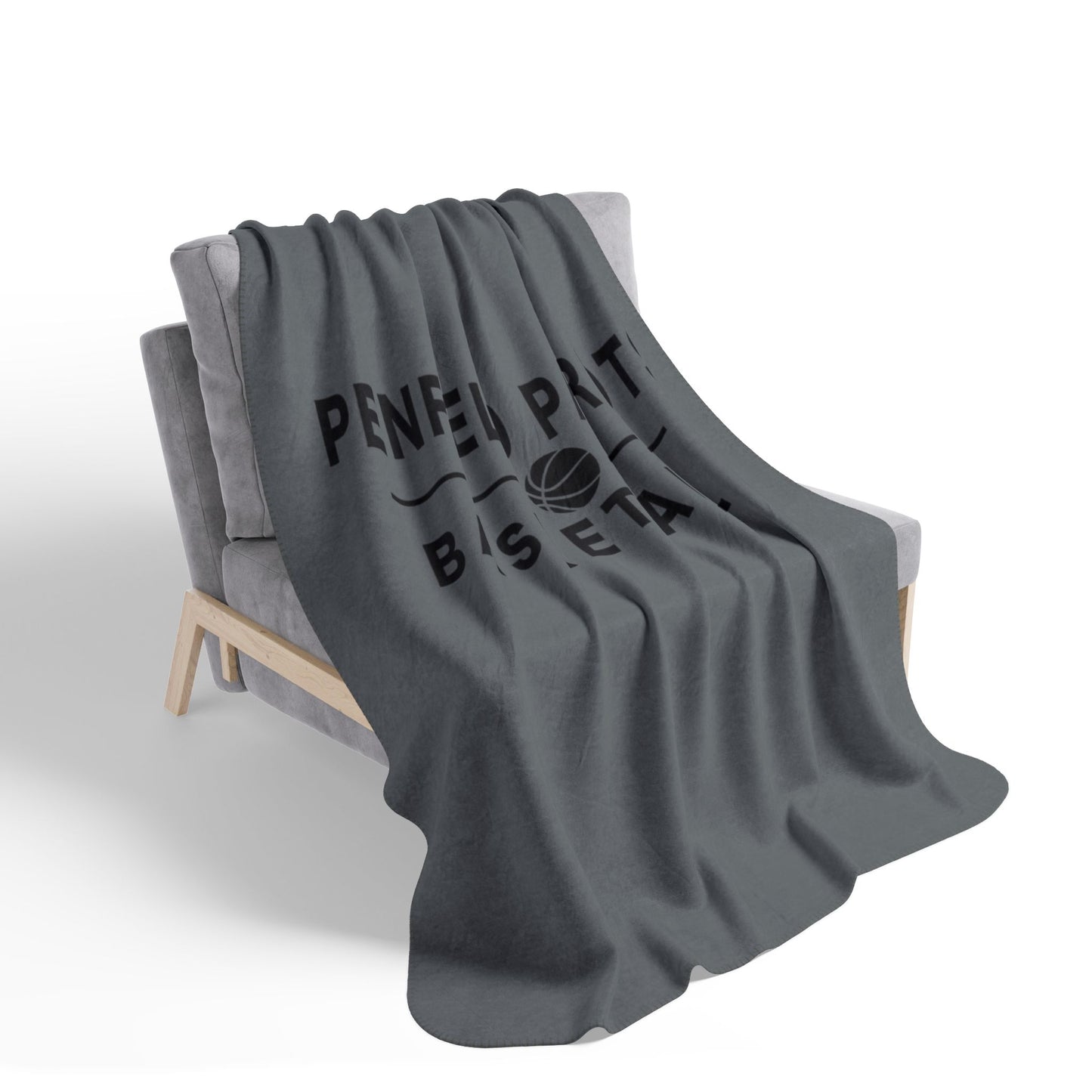 Basketball Fleece Sherpa Blanket