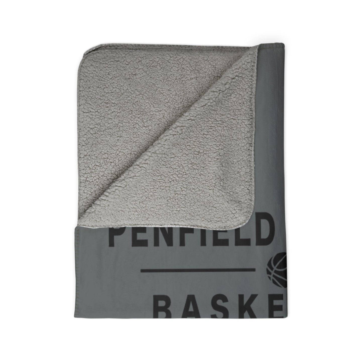 Basketball Fleece Sherpa Blanket