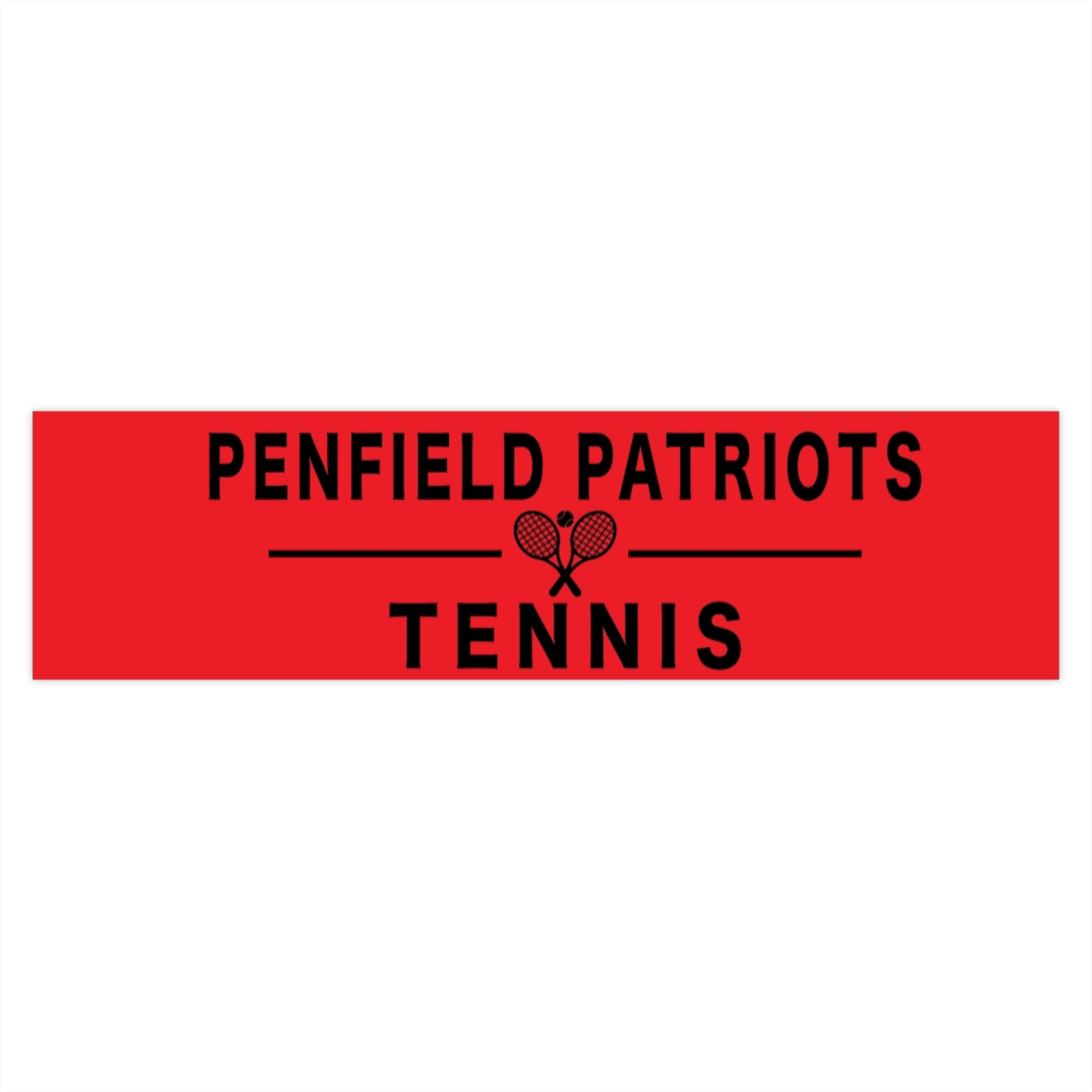 Tennis Bumper Sticker