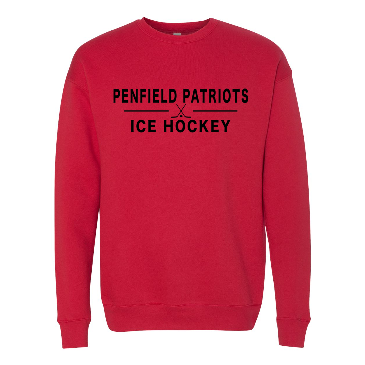 Ice Hockey Unisex Drop Shoulder Crewneck