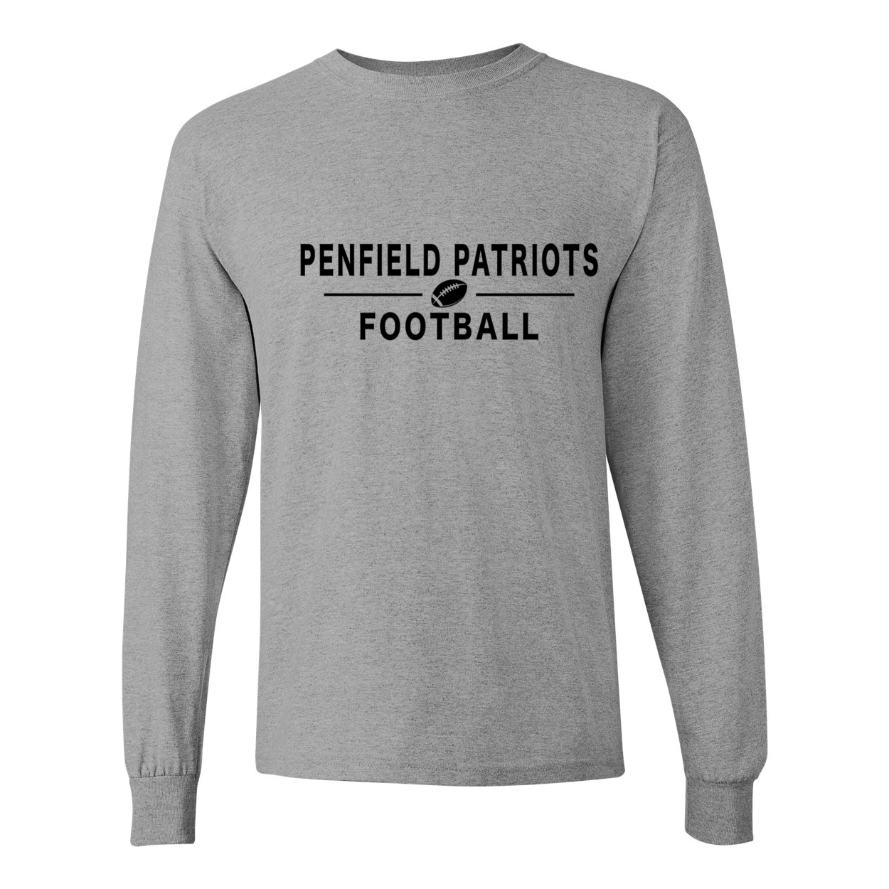 Football Heavy Cotton Long Sleeve T-Shirt