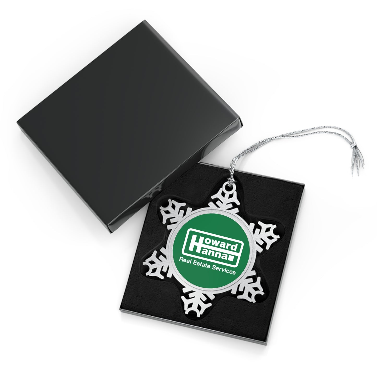 Howard Hanna Pewter Snowflake Ornament