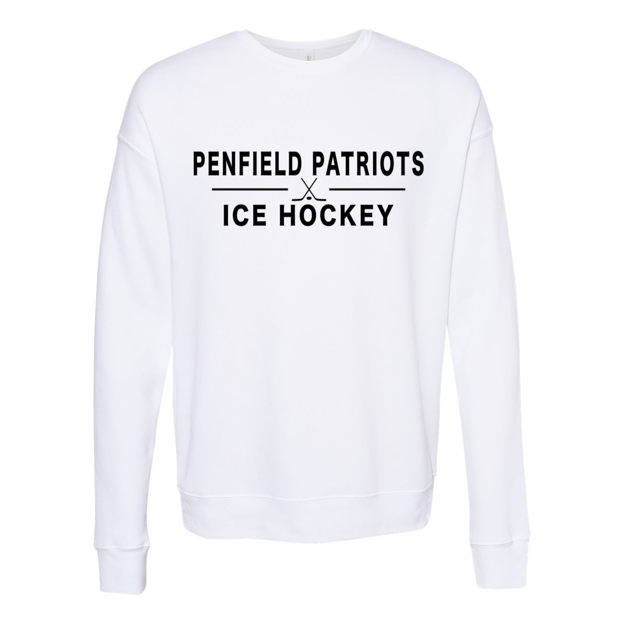 Ice Hockey Unisex Drop Shoulder Crewneck