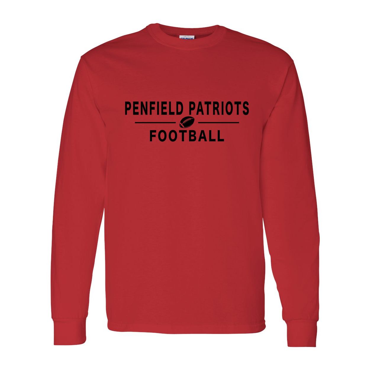 Football Heavy Cotton Long Sleeve T-Shirt