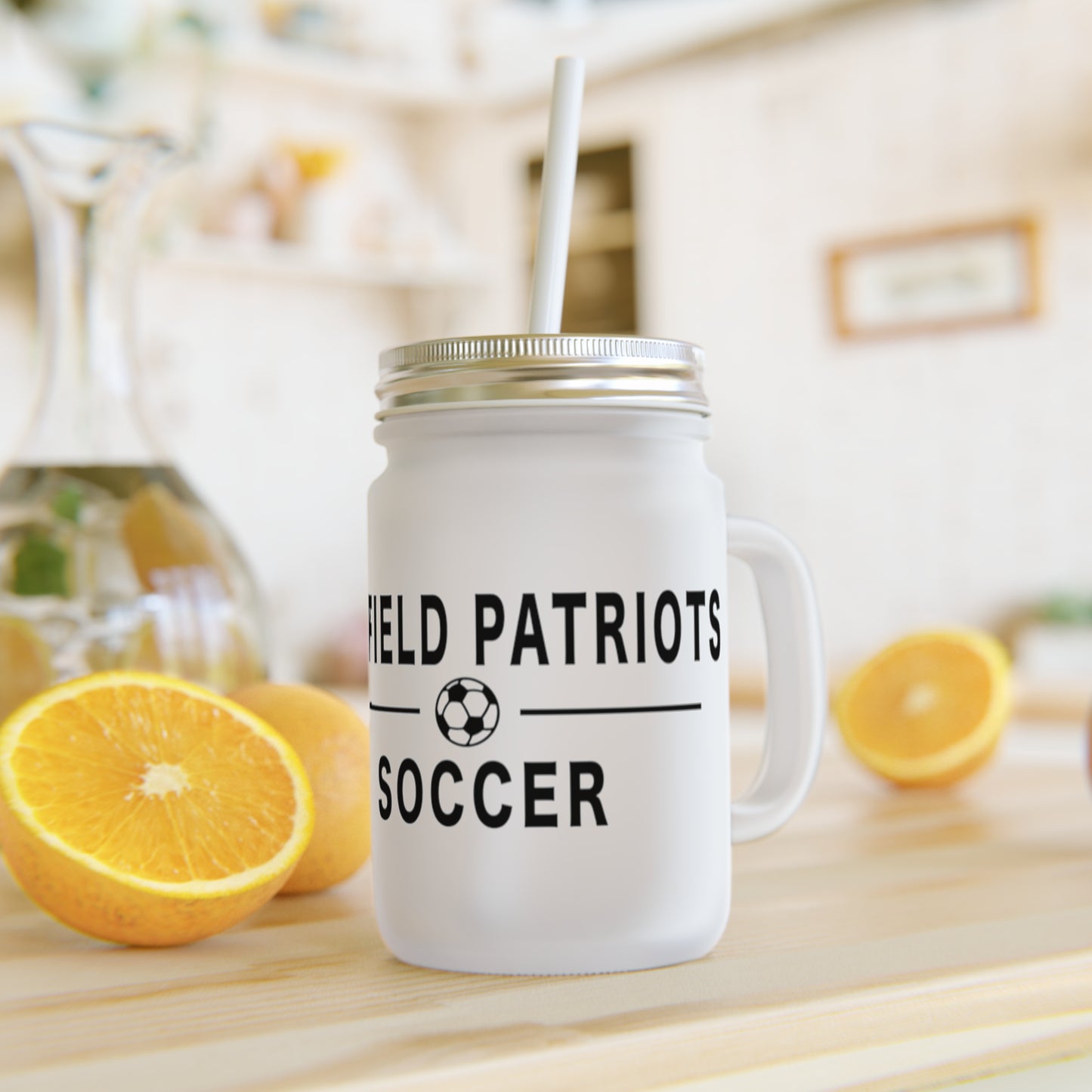 Soccer Mason Jar