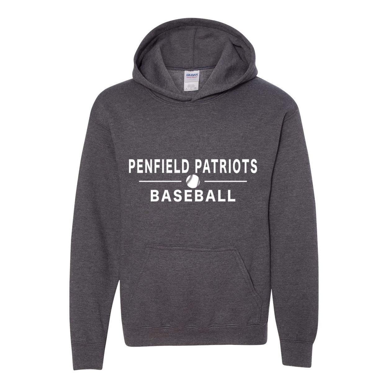 Baseball Youth Hooded Sweatshirt