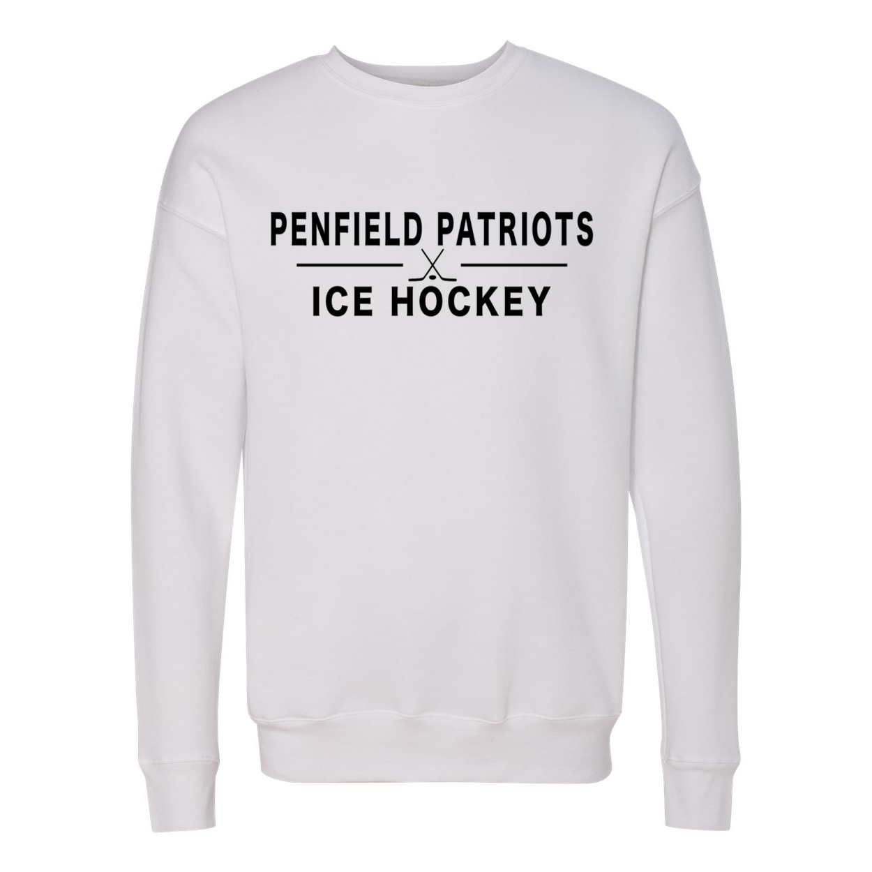 Ice Hockey Unisex Drop Shoulder Crewneck