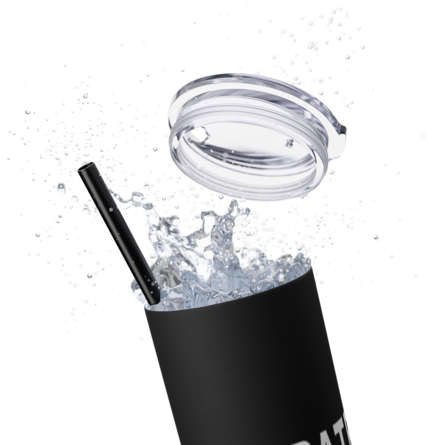 Cheer Skinny Tumbler with Straw, 20oz