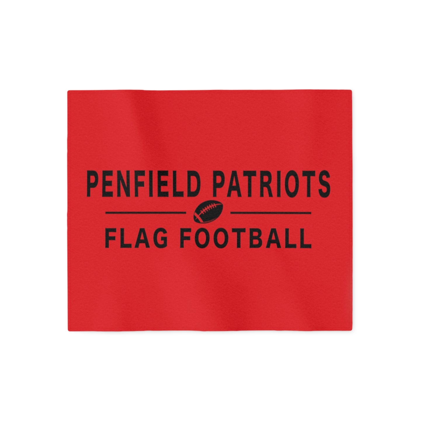 Flag Football Sweatshirt Blanket