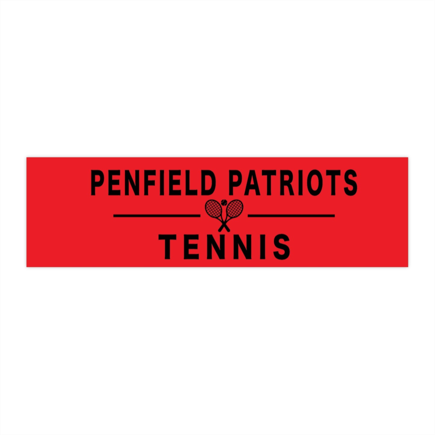 Tennis Bumper Sticker