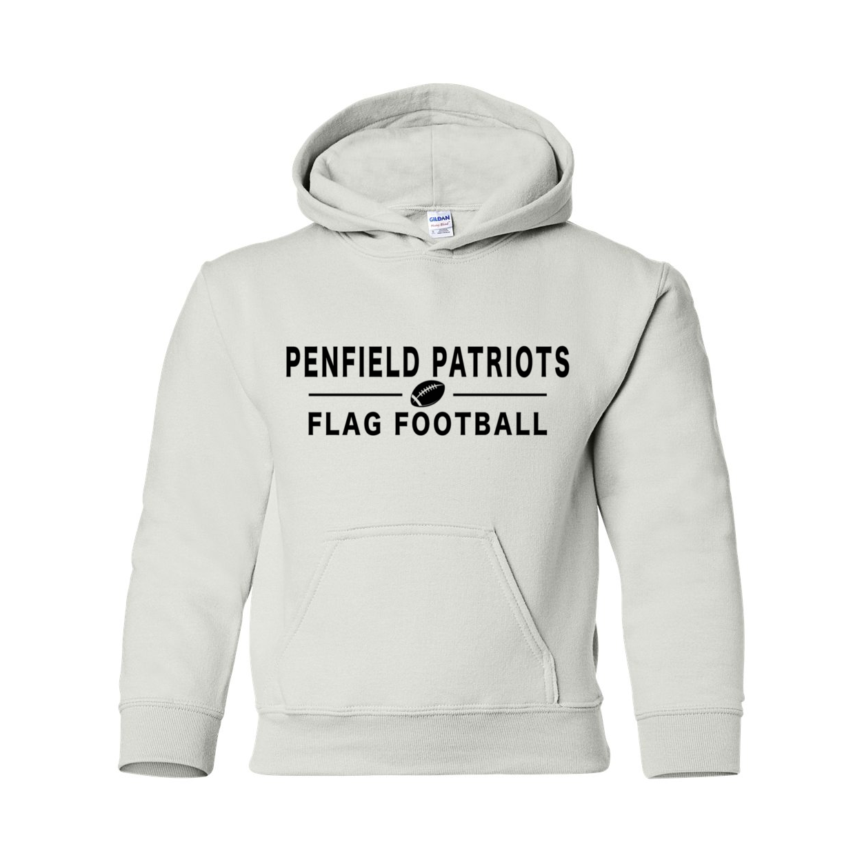 Flag Football Youth Hooded Sweatshirt