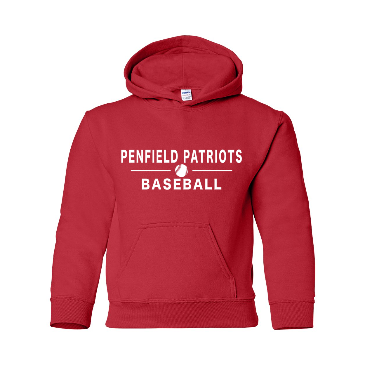 Baseball Youth Hooded Sweatshirt