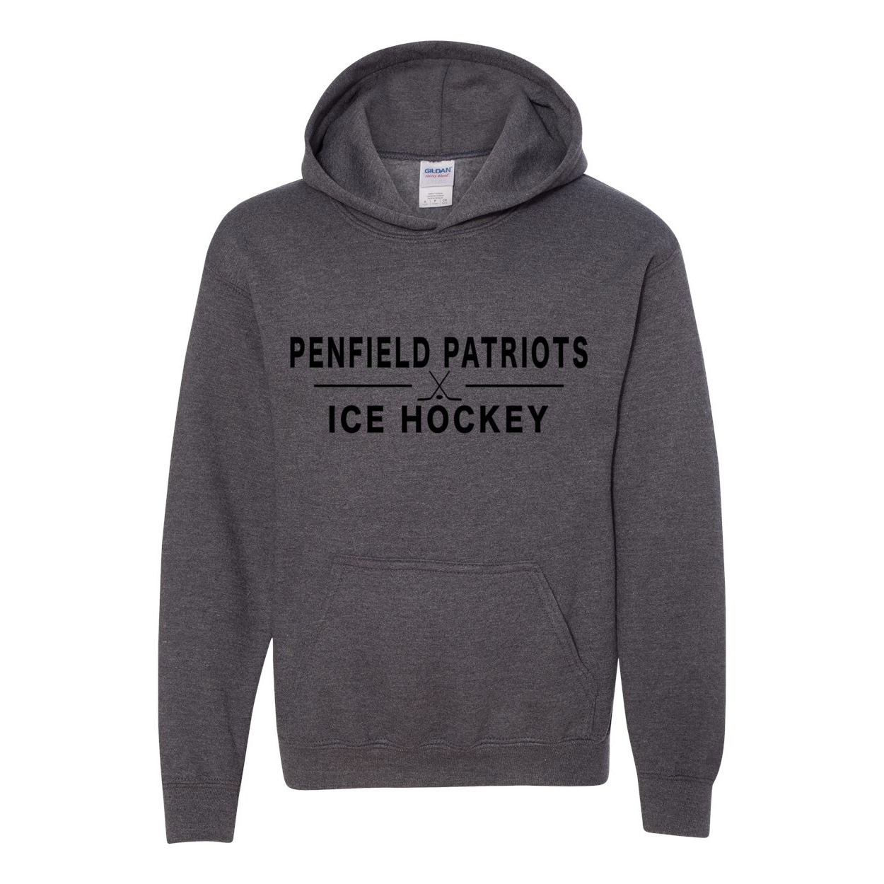 Ice Hockey Youth Hooded Sweatshirt