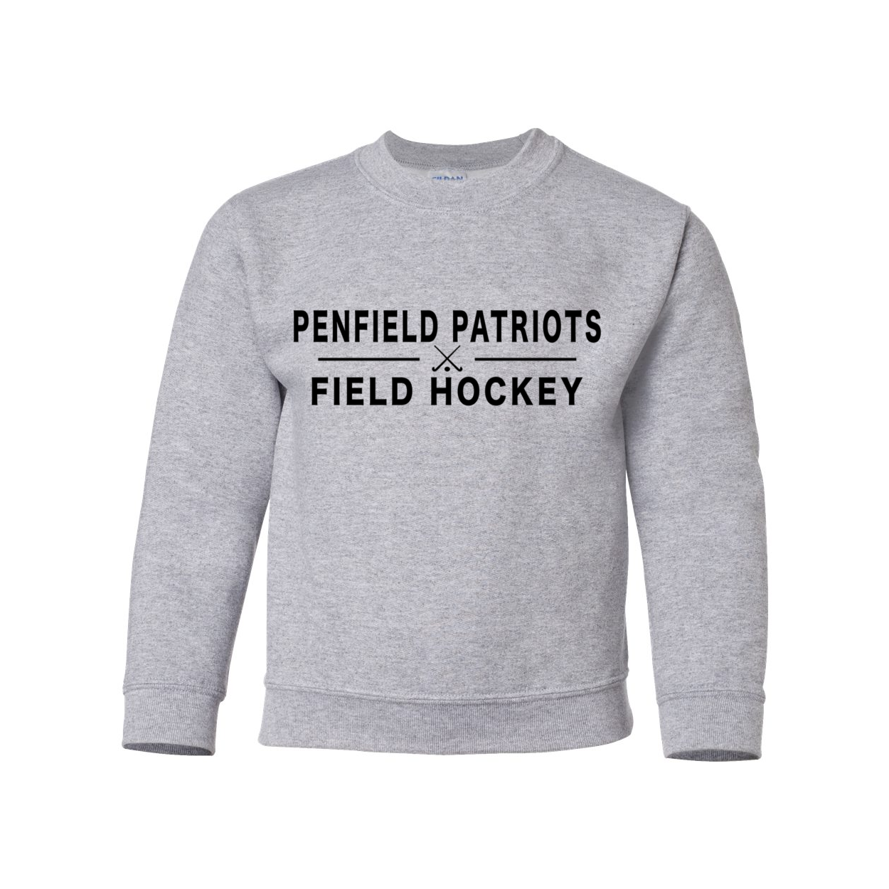 Field Hockey Youth Crewneck Sweatshirt