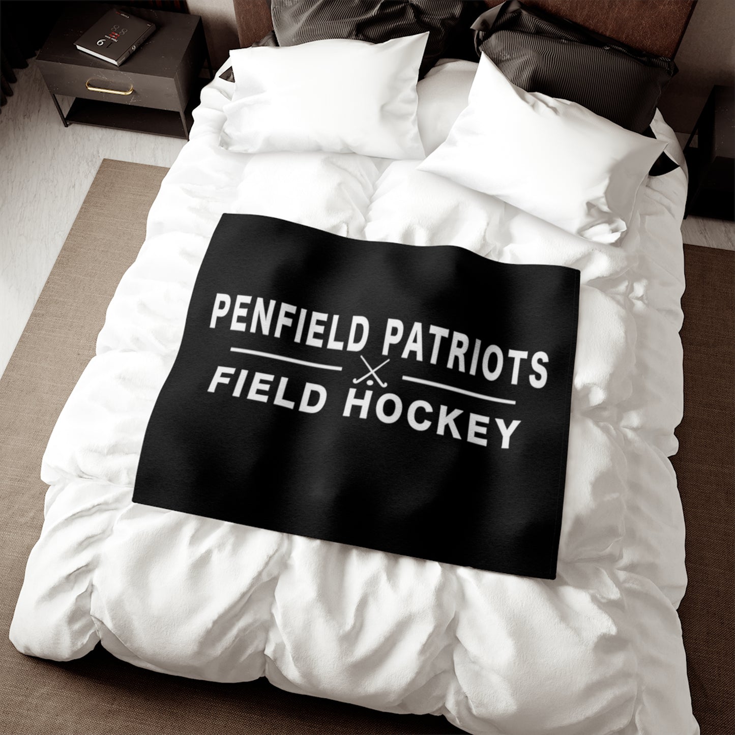 Field Hockey Sweatshirt Blanket