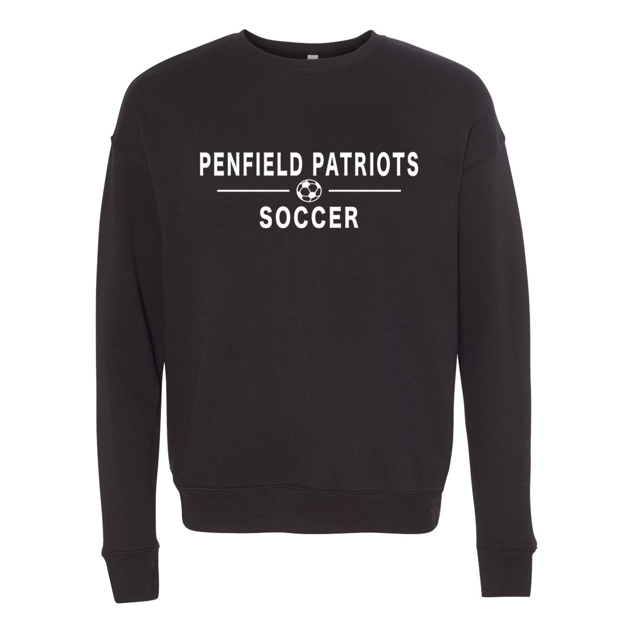 Soccer Unisex Drop Shoulder Crewneck Sweatshirt