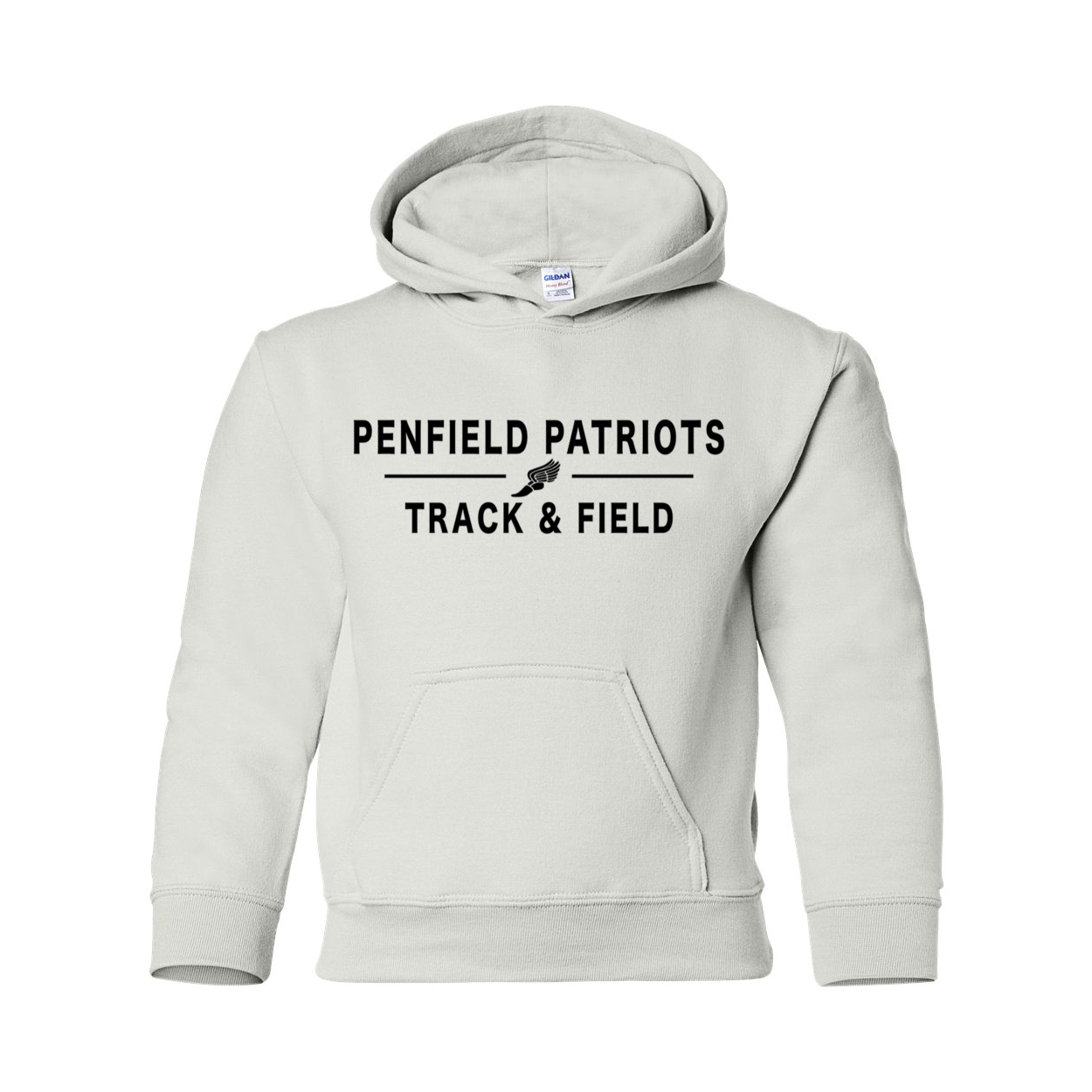 Track and Field Youth Hooded Sweatshirt