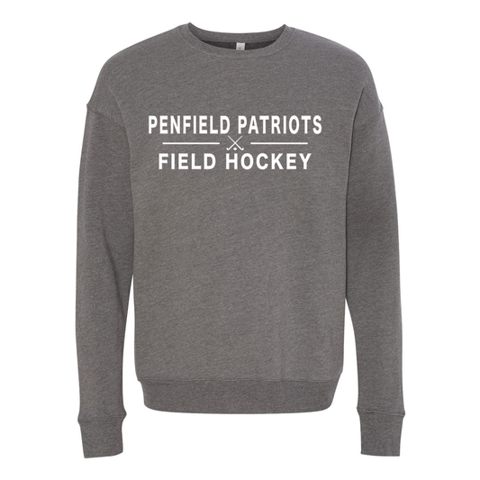 Field Hockey Unisex Sponge Fleece Drop Shoulder Crewneck