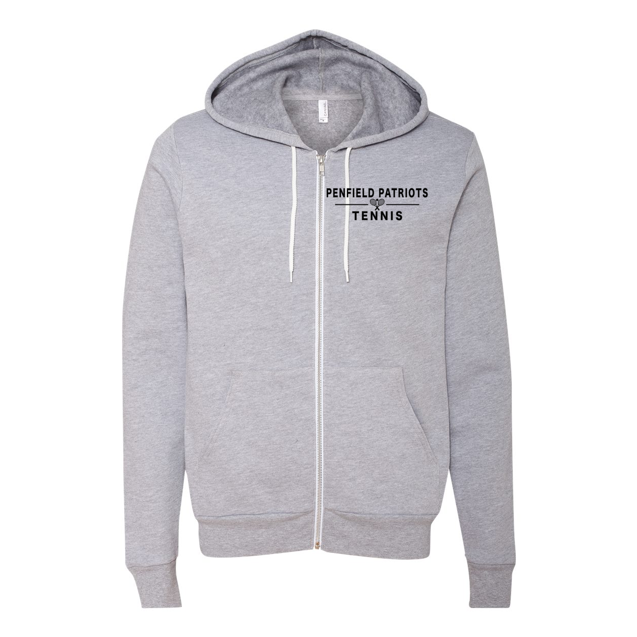 Tennis Unisex Full-Zip Hooded Sweatshirt