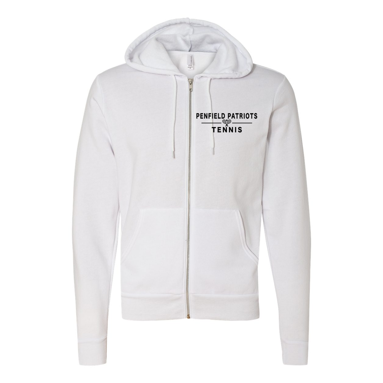 Tennis Unisex Full-Zip Hooded Sweatshirt