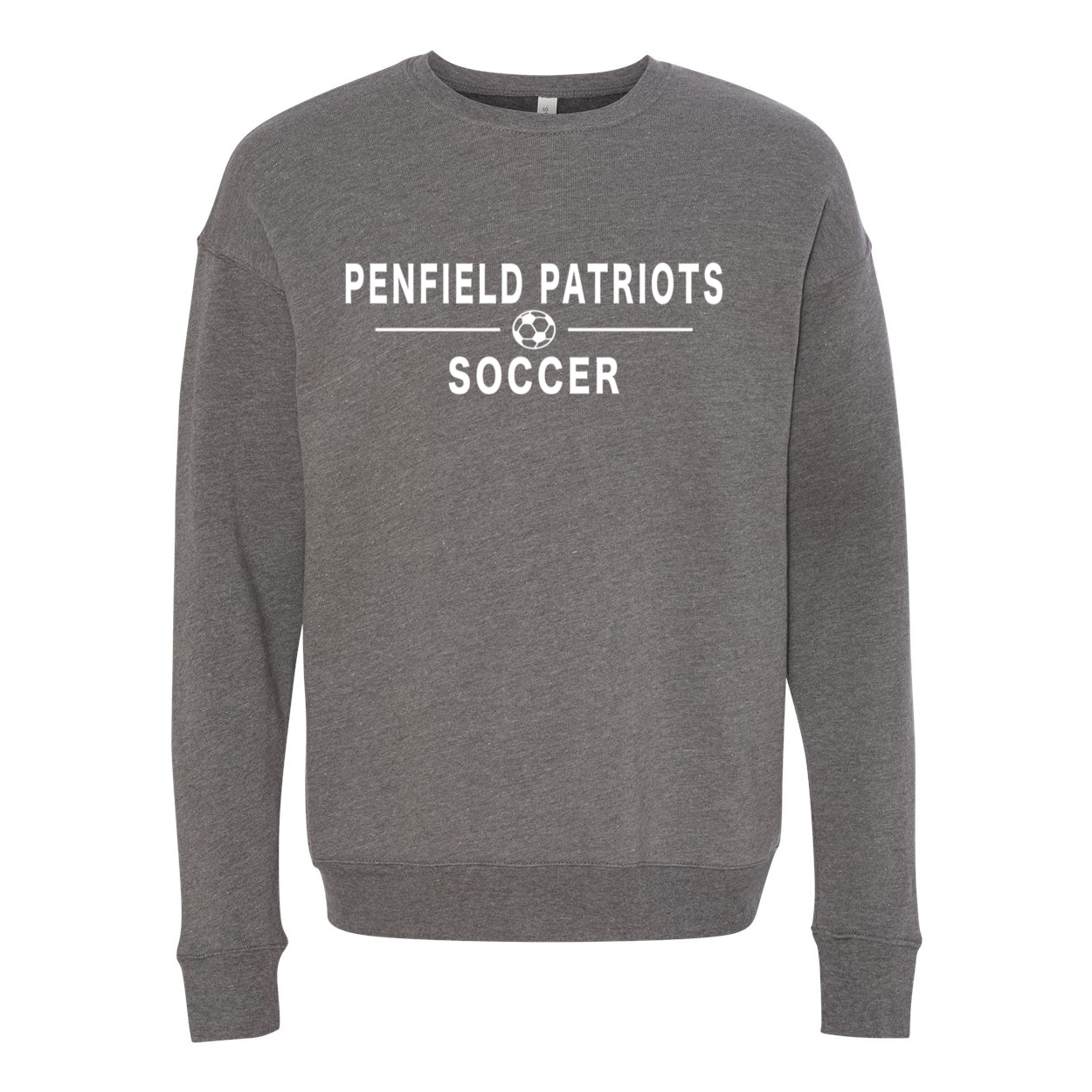 Soccer Unisex Drop Shoulder Crewneck Sweatshirt