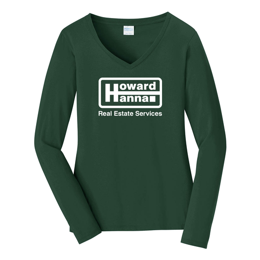 Howard Hanna WOMENS Long Sleeve V-Neck Tee