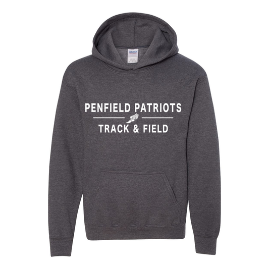 Track and Field Youth Hooded Sweatshirt