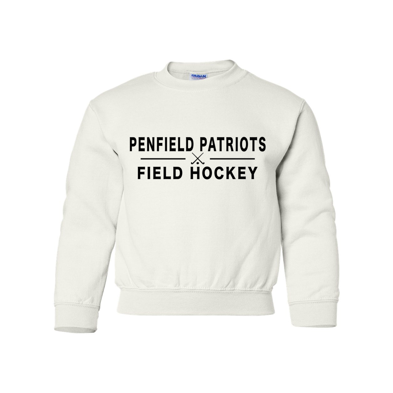 Field Hockey Youth Crewneck Sweatshirt